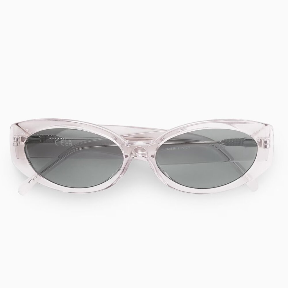 COS Silver Oval Sunglasses (New in box, worn once)